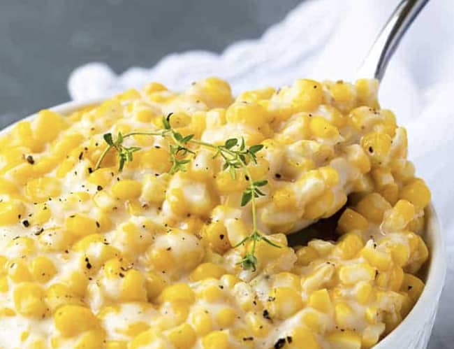 Pierogies side dishes: Creamed corns