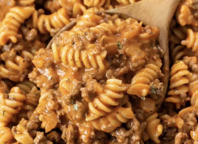 Ground Beef with Pasta/Noodles