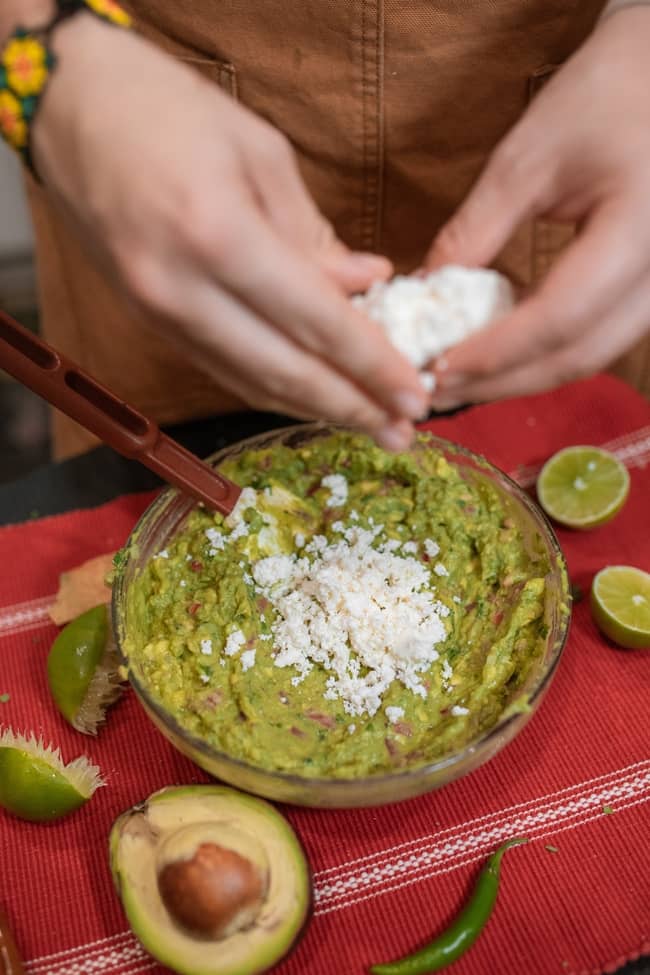 Storing guacamole