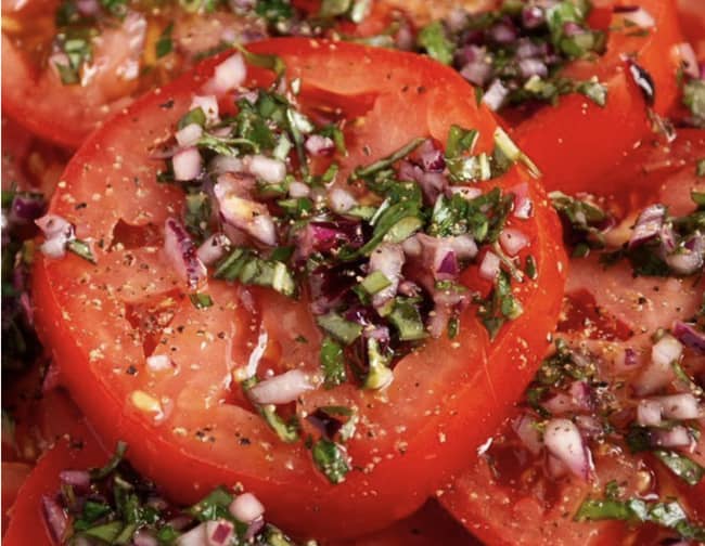 Italian Tomato Salad with Fresh Basil