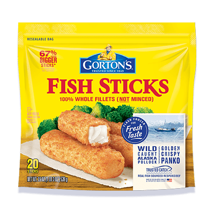 How long does it take to cook Gorton's fish sticks in an air fryer