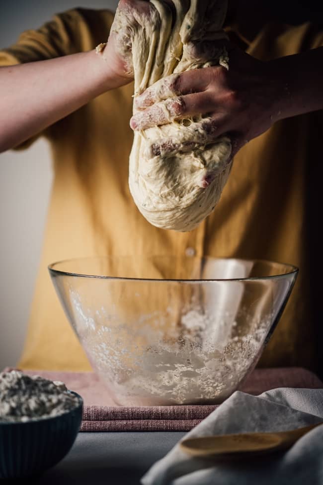Preparing the dough