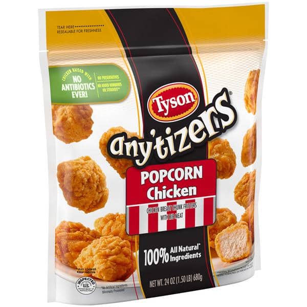 How long to cook Tyson popcorn chicken in an air fryer