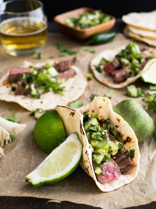 Tacos to serve with this recipe