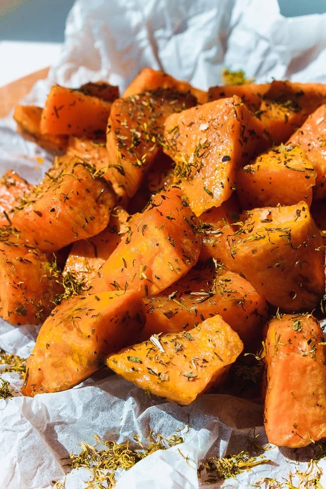 Cooking canned sweet potatoes
