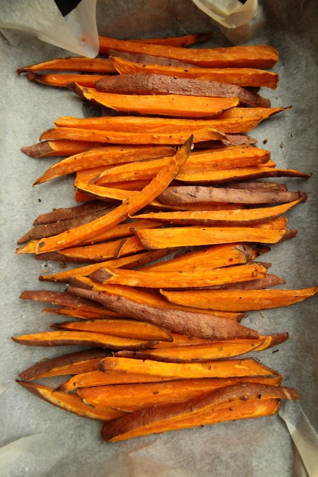 Sweet potatoes in foil: for cooking at 375 degrees