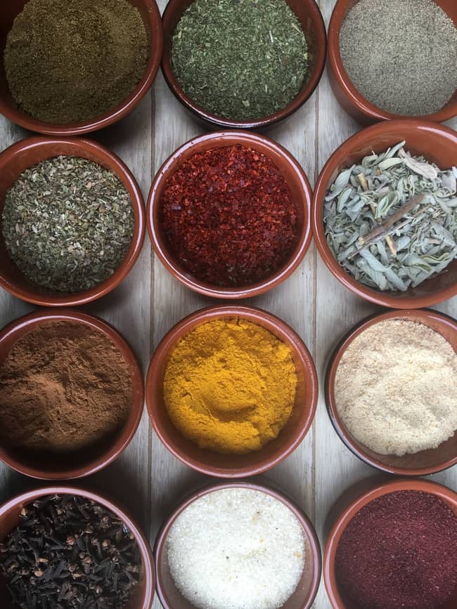 Spices for this recipe
