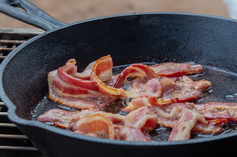 Bacon to serve with this recipe
