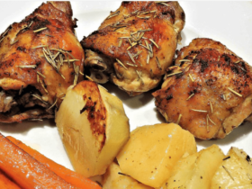How Long to Bake Chicken Thighs at 425ºF? Recipe!