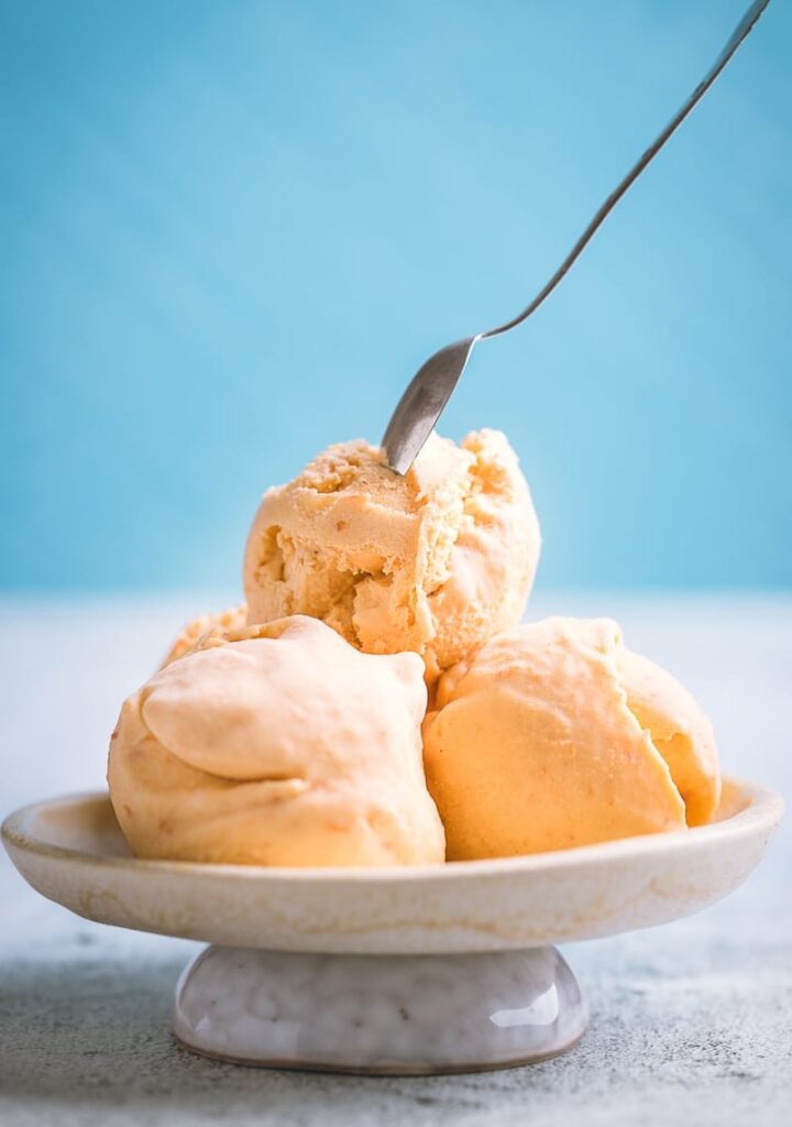 Vanilla Ice Cream for side dish