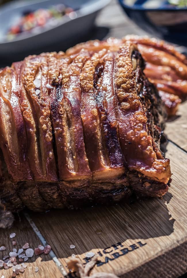 Smoked pork shoulder