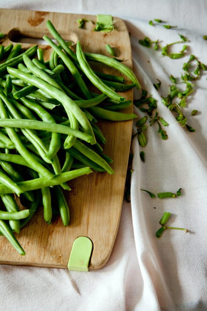 Green beans to serve with scalloped potatoes