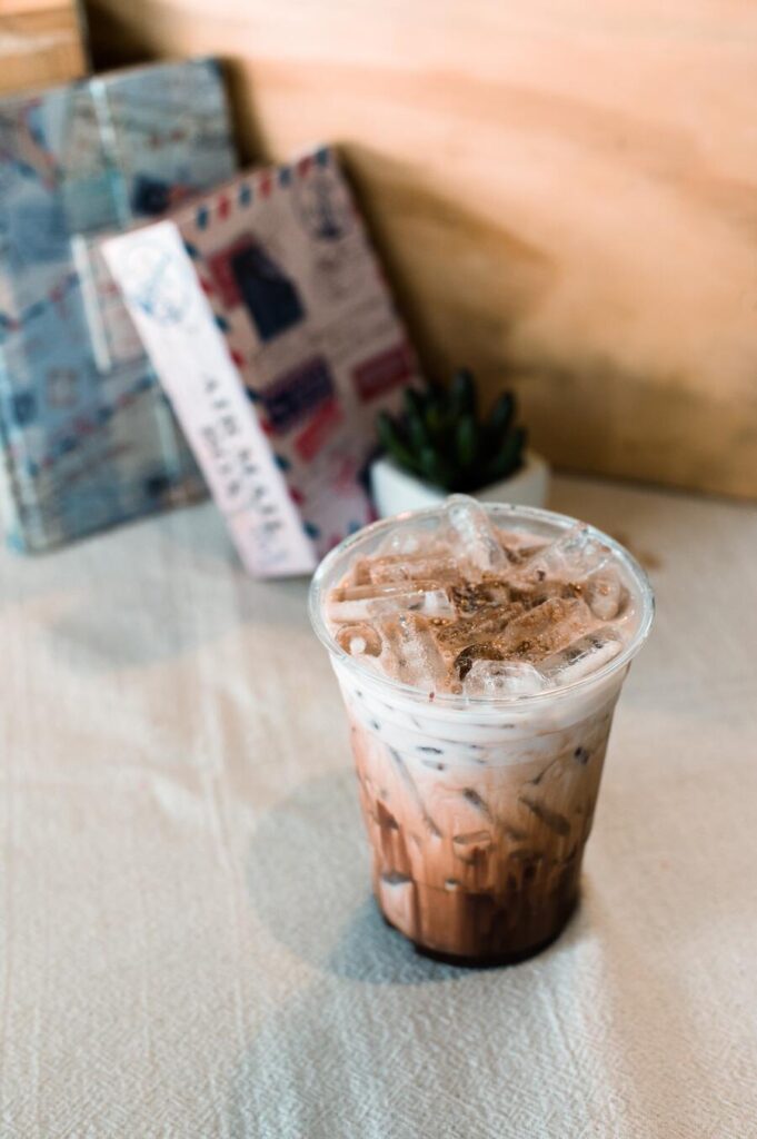 Smoothie with ice