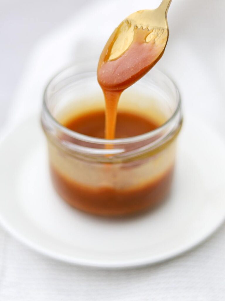 Dark caramel sauce