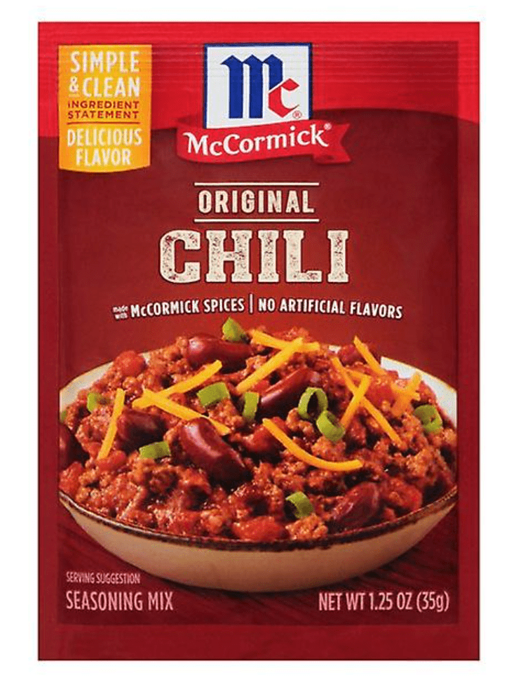 McCormick's chili seasoning