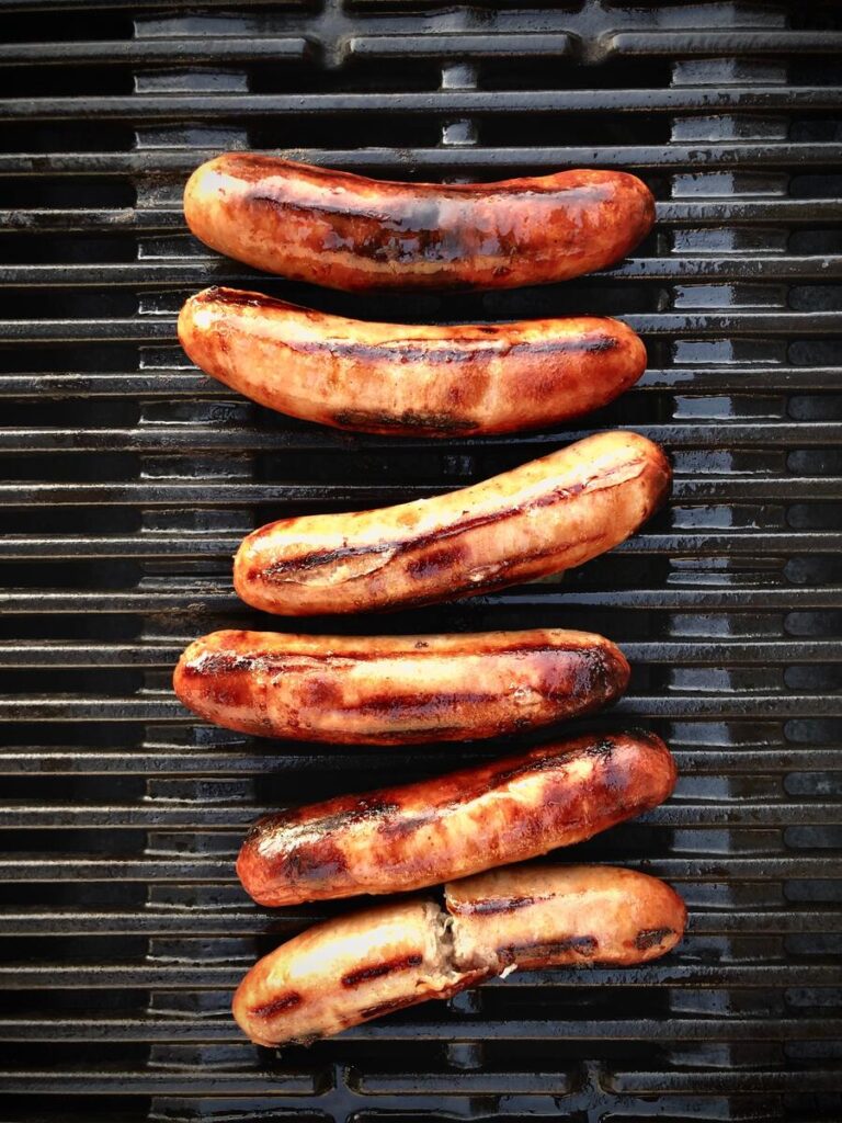 Smoked sausage at 225ºF
