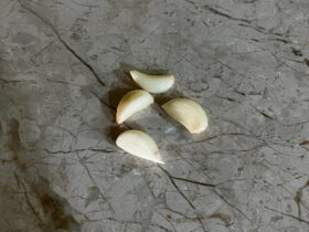 Four garlic cloves