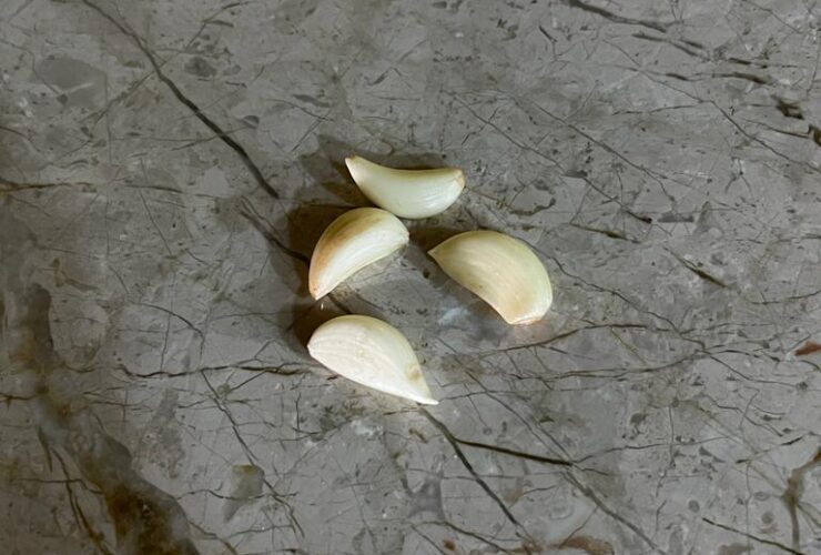 Four garlic cloves